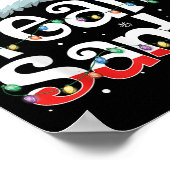 Team Santa Claus Christmas Family Matching Pajama Poster (Hoek)