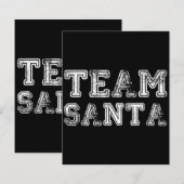 Team Santa Grappige Kerst (Voorkant / Achterkant)