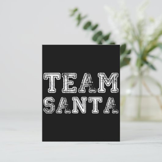Team Santa Grappige Kerst (Staand voorkant)