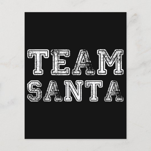 Team Santa Grappige Kerst (Achterkant)