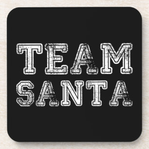 Team Santa Grappige Kerst Bier Onderzetter