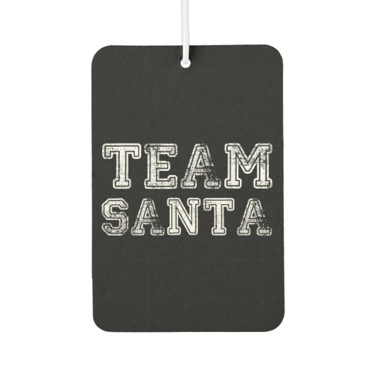Team Santa Grappige Kerst Luchtverfrisser (Voorkant)
