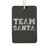 Team Santa Grappige Kerst Luchtverfrisser (Achterkant)
