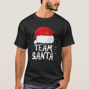 Team Santa Hat kerstpyjama's voor de kerstfamilie  T-shirt