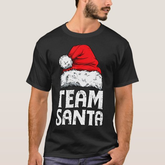 Team Santa Kerstmis Classic T-Shirt (Voorkant)
