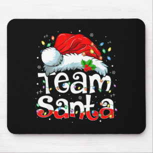 Team Santa Kerstploeg Familie Matching Pyjama's Muismat