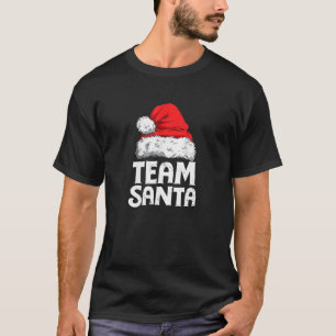 Team Santa Kerstverlichting Familie Matching T-shirt