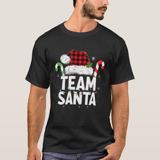 Team Santa Red Pset met kerstfeest T-shirt (Voorkant)