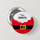 Team Santa Standard, 2¼ inch ronde Button (Voorkant /achterkant)