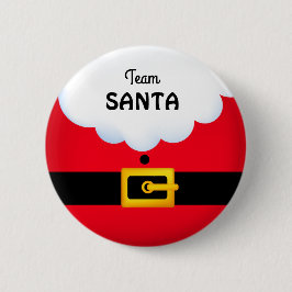 Team Santa Standard, 2¼ inch ronde Button