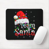 Team Santa Xmas Pajamas Matching Family Group Chri Muismat (Met muis)