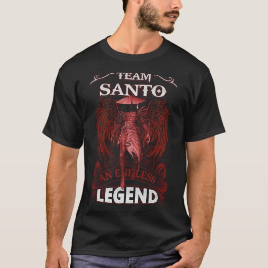 Team SANTO - Een eindeloze LEGEND T-shirt (Voorkant)