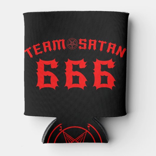 Team Satan 666 Blikjeskoeler (Voorkant)