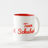 Team Schubert Tweekleurige Koffiemok (Voorkant rechts)