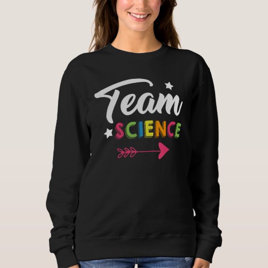 Team Science Nerd Geek School Boy Girl Classroom C Trui (Voorkant)