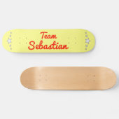 Team Sebastian Persoonlijk Skateboard (Horizontaal)