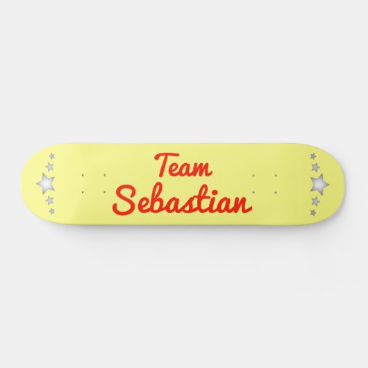 Team Sebastian Persoonlijk Skateboard (Horizontaal)