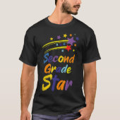 Team Second 2nd Grade Back To School Student Teach T-shirt (Voorkant)