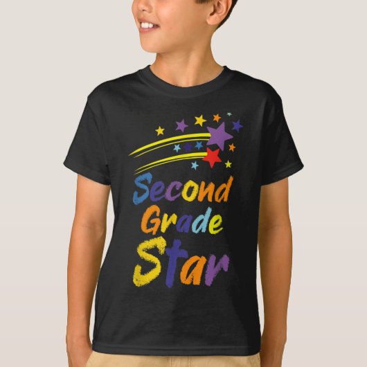 Team Second 2nd Grade Back To School Student Teach T-shirt (Voorkant)