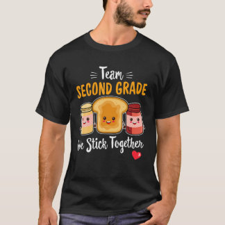TEAM Second Grade We steken samen voor het K leraa T-shirt