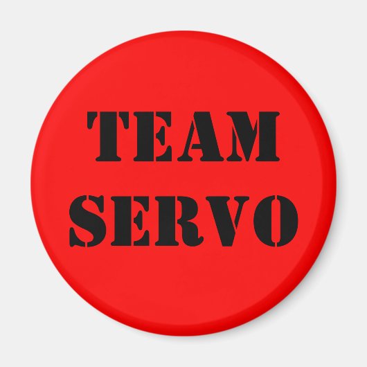 TEAM SERVO MAGNEET (Voorkant)