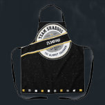 Team Shabbos HIS/HERS Schort op Zwart met Hebreeuw<br><div class="desc">Onze TREAM SHABBOS Schort in het zwart is een praktische en leuke manier om iedereen op erev shabbos aan het lachen te krijgen. Koop er een voor hem en haar als origineel bruidsjonker cadeau. Alle tekst op deze verweerde merklook kan volledig worden aangepast. Inclusief de woorden: TGI Bijna Shabbos! ruimte...</div>