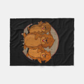 Team Shadow Crew Groundhog Day Respecteer De Schad Fleece Deken (Voorkant (Horizontaal))