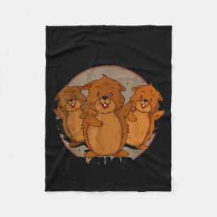 Team Shadow Crew Groundhog Day Respecteer De Schad Fleece Deken