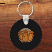 Team Shadow Crew Groundhog Day Respecteer De Schad Sleutelhanger (Voorkant)