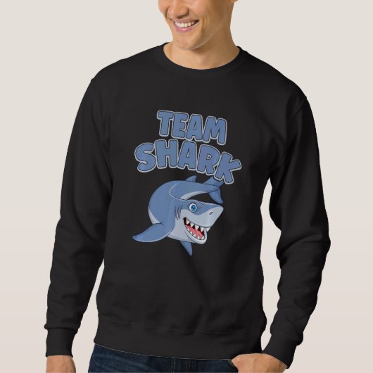 Team Shark  Shark  Ocean Animal Trui (Voorkant)