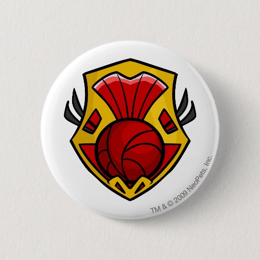 Team Shenkuu Logo Ronde Button 5,7 Cm (Voorkant)