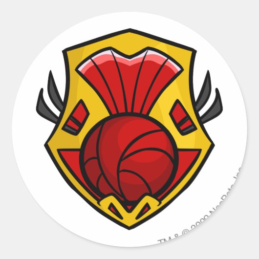 Team Shenkuu Logo Ronde Sticker (Voorkant)