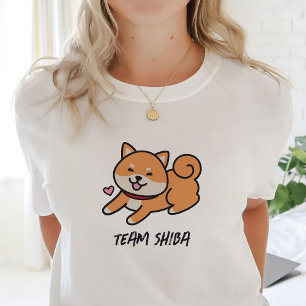 Team Shiba Shiba Inu Hondenliefhebber T-Shirt