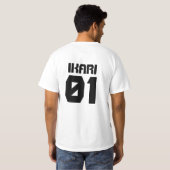 team shinji t-shirt (Achterkant volledig)