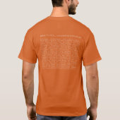 Team Shirt! (ontwerp van de Mannen) T-shirt (Achterkant)