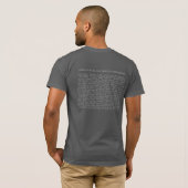 Team Shirt! (vast ontwerp van Mannen) T-shirt (Achterkant volledig)