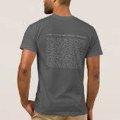 Team Shirt! (vast ontwerp van Mannen) T-shirt (Achterkant)