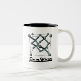 Team Silicon Silicium Eenheidscelstructuur Tweekleurige Koffiemok