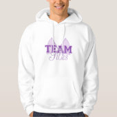 Team Silks Paars Hoodie (Voorkant)