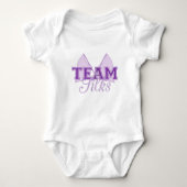 Team Silks Paars Romper (Voorkant)