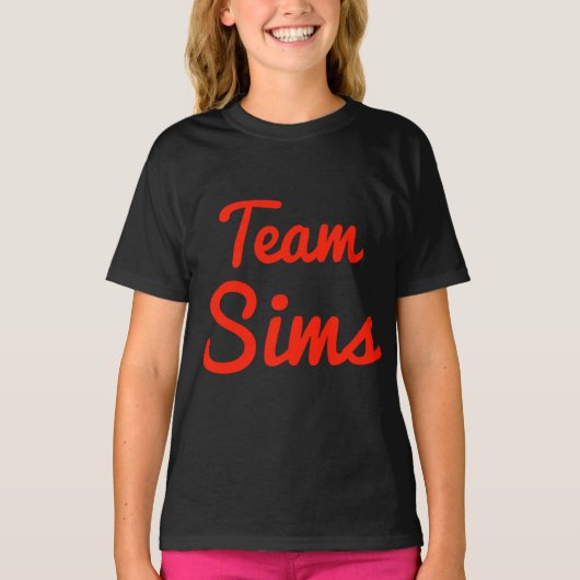 Team Sims T-shirt (Voorkant)