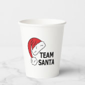 Team Sinterklaas, Cool Kerstcadeau Papieren Bekers (Voorkant)