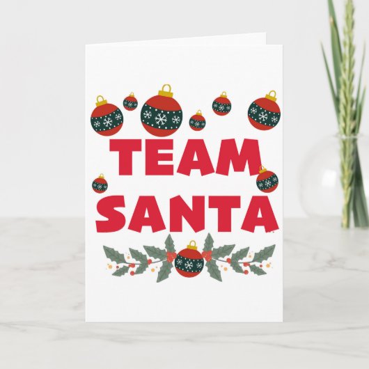 Team Sinterklaas Feestdagen Kaart (Voorkant)