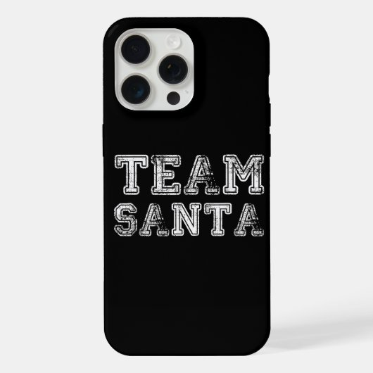 Team Sinterklaas Grappige Kerstmis iPhone Hoesje (Achterkant)