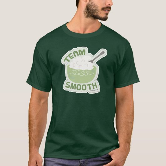 Team Smooth Potatoes Thanksgiving Cartoon T-shirt (Voorkant)