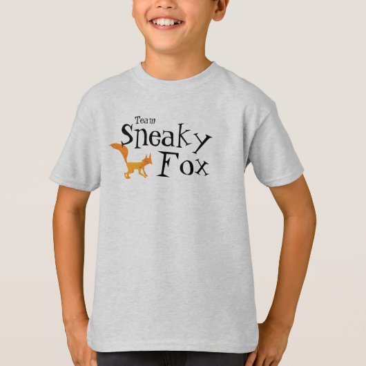 Team Sneaky Fox T-shirt (Voorkant)