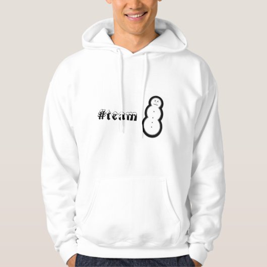 Team Snowman Hoodie (Voorkant)