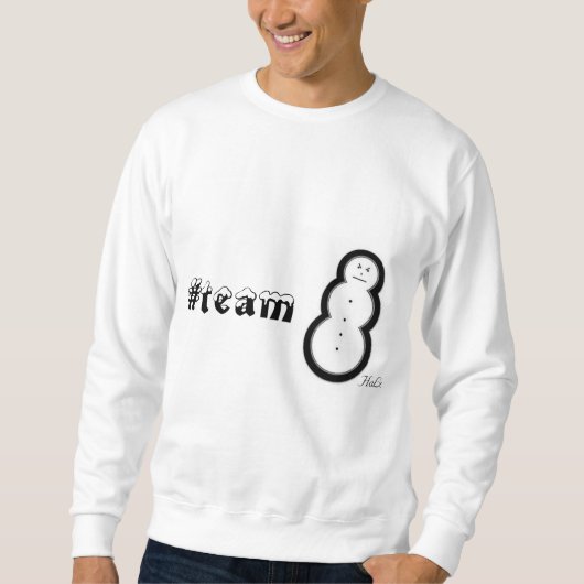 Team Snowman Hoodie Trui (Voorkant)