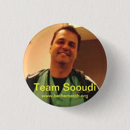 team sooudi - knop klein ronde button 3,2 cm (Voorkant)