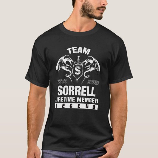 Team Sorrell Levenslang Lid T-shirt (Voorkant)